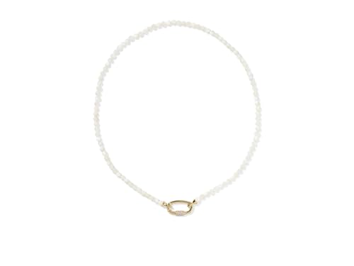 Kendra Scott, Women's, Emery Beaded Strand Necklace - color: Gold Ivory Mop