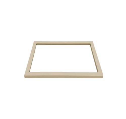 Top Lid for Large Beige Premium Quality Velvet Jewelry Display Box Tray Stackable Practical Trade Show Home Store Glass Lid - color: Glass Lid