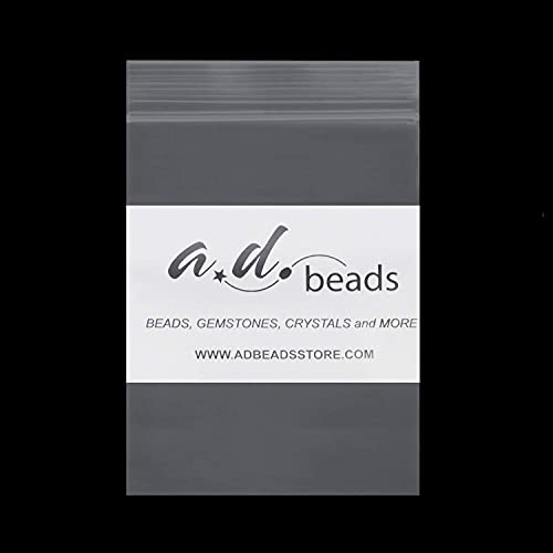 AD Beads Natural Gemstone Round Loose Beads 15" for Bracelet Necklace Earrings Jwelery Making Crafts DIY (4mm, Smoky Quartz) - color: Smoky Quartz, size: 4mm