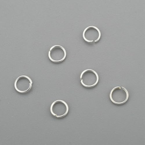 HDSupplies 100 Pieces - 304 Silver Tone Stainless Steel Jump Rings - 3.5mm - 24 Gauge (0.5mm Thickness) - color: Silver Tone Stainless Steel, size: 3.5mm / 0.5mm Thick / 24 Gauge
