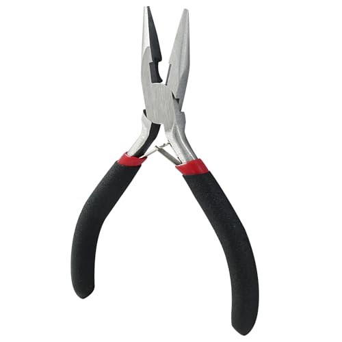 12.5cm/4.92" Chain Nose Pliers For Jewelry Making, Flat Nose & Craft Pliers, Jewelry Making Tool - style: Chain Nose Pliers