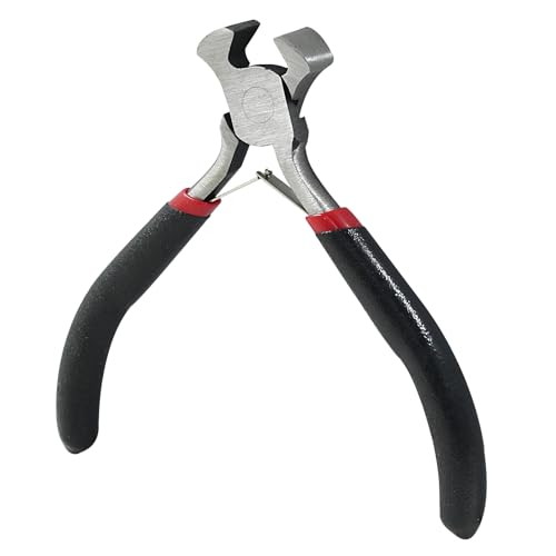 9.5cm/3.74" End Cutting Pliers for Jewelry Making, Bull Nose Pliers, Fret Wire Cutter, Nail Puller Tool for Carpenter, End Nippers for Zipper Install Stops, Wire Cutting - style: End Cutting Pliers