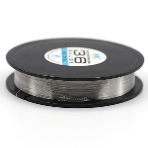 NK Jewelry Making Wire Stainless Steel 316L Soft Annealed AWG 22 24 26 27 28 29 30 32 34 36 38 40 Gauge (SS316L 36Ga 1000Feet, 1) - size: SS316L 36Ga 1000Feet