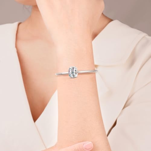 925 sterling silver bracelet necklace pendant, women's jewelry gift, dream catcher net bead pendant, suitable for original bracelets, parties, birthday jewelry gifts - color: KJC506