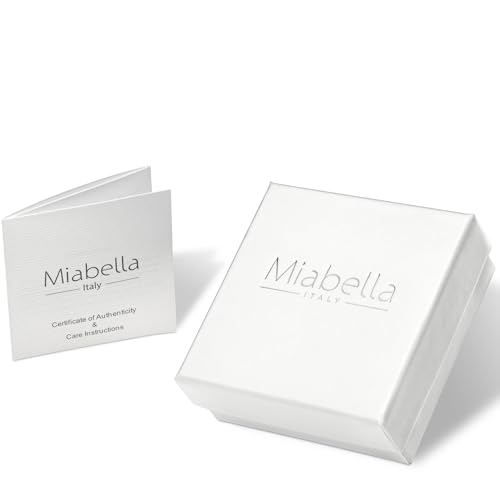 Miabella 925 Sterling Silver, 18K Gold Plated Italian 0.7mm Diamond Cut Round Snake Chain Necklace for Women Made in Italy - color: sterling silver