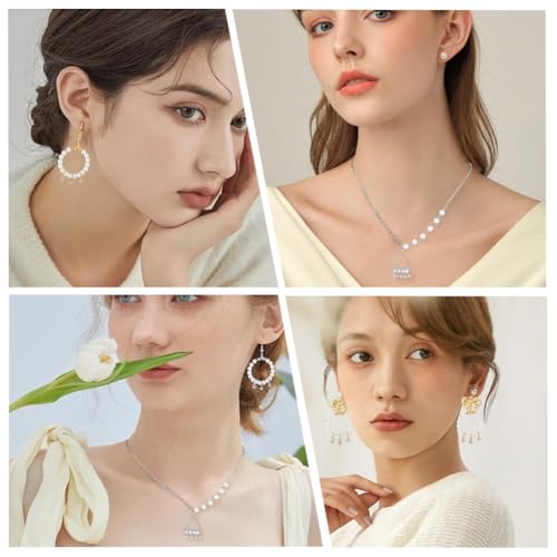 Beebeecraft 50Pcs 2 Colors Round Rhinestone Charms 18K Gold & 925 Sterling Silver Plated Cubic Zirconia Crystal Clear Pendant Charms for Jewelry Making DIY Supplies - color: Gold & Silver