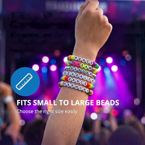 Beadalon Elonga Elastic String for Bracelets 1.0mm 25m White Jewelry Making Cord Strong Stretch Recovery Secure Knots Heavy Beads Compatible Multi Fiber Durable for Jewelry Makers - style: White, 1 mm, 25 m