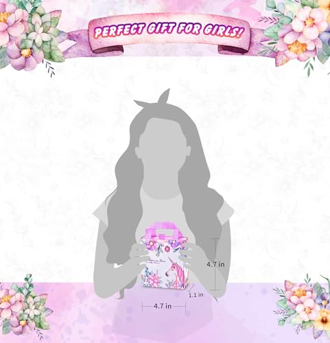 COO&KOO Charm Bracelet Making Kit, A Unicorn Girls Toy that Inspires Creativity and Imagination, Crafts for Girls Ages 8-12 with Jewelry Making Kit Perfect Gifts for 6 7 8 9 10 Girl Self-Expression!