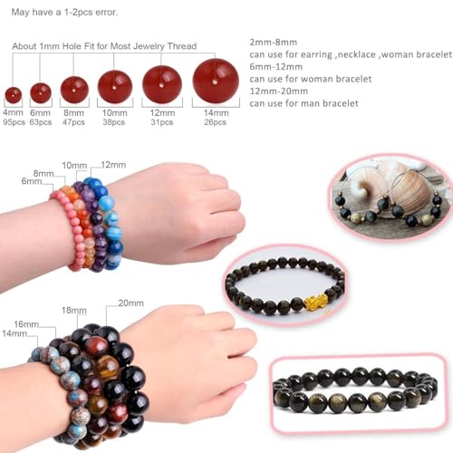 10mm Blue Gold Sand Stone Mixed Sandstone Beads Round Semi Precious Gemstone Loose Beads for Jewelry Making 14"(36-38pcs/strand) - color: Mixed Sandstone, size: 10mm