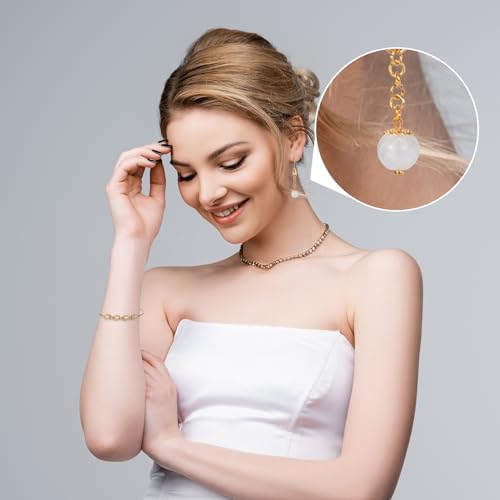 ANCIRS 1000pcs 7mm Spacer Beads Caps for Jewelry Making, Metal Hollow Flower Bead Caps for Bracelet Necklace- Gold - color: Gold-1000pcs-7mm