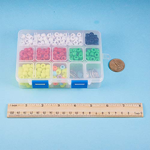 SUNNYCLUE 1 Box DIY Make 10PCS Christmas Theme Bead Pets Kit 8mm Pony Beads Assortment Box Set with Key Ring & Lanyard Clips, Instruction - color: 8mm Pony Beads Kit Christmas Themed