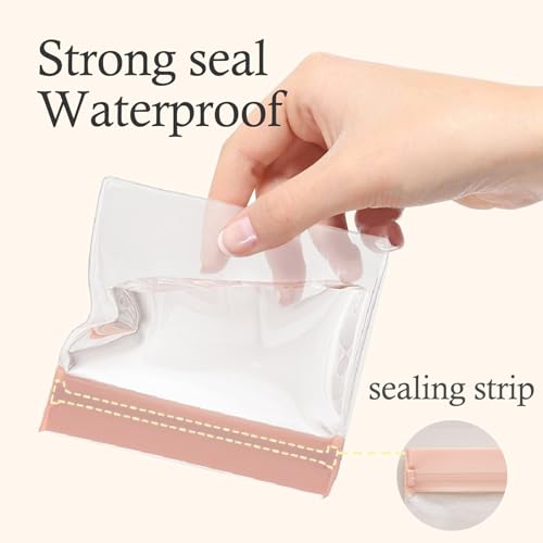 30 PCS Clear Plastic EVA Anti Tarnish Jewelry Storage Bags, Zip Ziplock Jewelry Pouches for Selling & Gift, Little Mini Travel Organizer for Ring Earing Chain Bracelet (S) - size: S(2.7"*3.1")