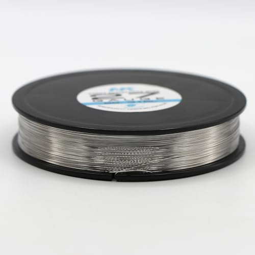 NK Jewelry Making Wire Stainless Steel 316L Soft Annealed AWG 22 24 26 27 28 29 30 32 34 36 38 40 Gauge (SS316L 27Ga 500Feet, 1) - size: SS316L 27Ga 500Feet