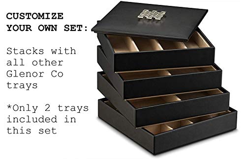 Stackable Jewelry Tray Organizer - Empty - size: Square - Empty x 2