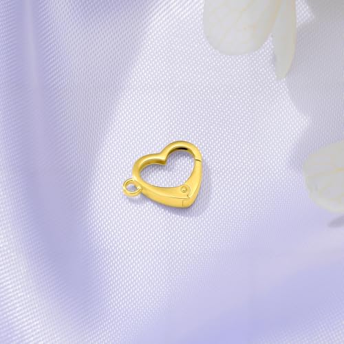 14K Yellow Gold Jewelry Clasp Necklace Extender Clasp Bracelet Extension Connector for DIY Necklace Bracelet Anklet Jewelry Making, 14K Gold Clasp for DIY Jewelry Making (Style 17) - style: Style 17