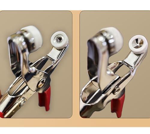 Snap Button Kit Sets, 200 Sets Colorful 5 Claw Buckle with 6 Inch Plier and Alloy Stick for Clothing Leather Crafting Sewing (2)