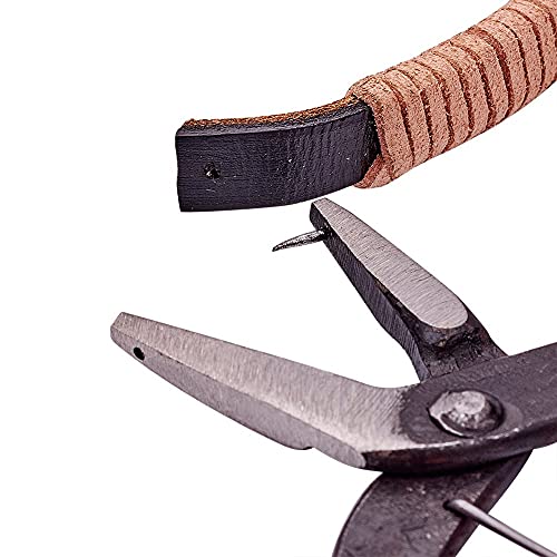 Pandahall Jewelry Hole Punch Pliers Jewelry Pliers Eyelet Pliers Craft Paper Leather Hole-punching Handed Tool Cutter Red Pin:1mm