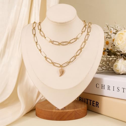 SMYHTGLIF 9.8 Feet Gold Plated Paperclip Chain for Jewelry Making Stainless Steel Chain Bulk Roll Craft Jewelry Making Supplies - color: Paperclip Gold