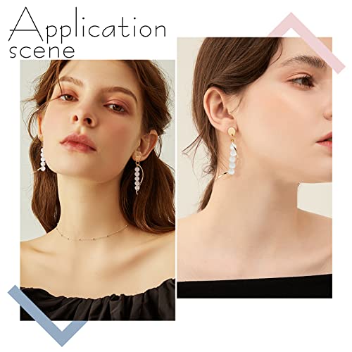 Beebeecraft 1 Box 10Pcs Curved Drop Earrings Long Bar Charms 18K Gold Plated Drop Dangle Jewelry Making Findings for DIY Earrings