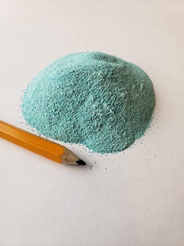 Crushed Turquoise Stone 1 Ounce Container (Fine) - size: Fine
