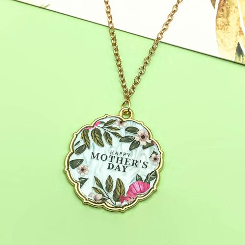 Sailanzi 16pcs Alloy enamel Mother's Day series soft feminine colors Jewelry Making DIY Keychain Earrings Pendant Various Design Charms for Jewelry Making Bracelets Necklace(SN775) - color: SN775