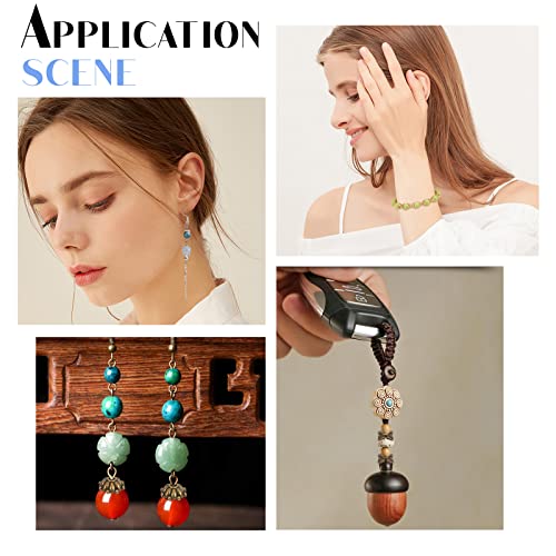 SUNNYCLUE 720Pcs Flower Bead Caps Spacer Beads Set Filigree Iron 6-Petal Floral Caps Tibetan Style Flower End Spacers for Jewelry Making Findings Necklaces Bracelets DIY Supplies - color: 720pcs Mixed Color