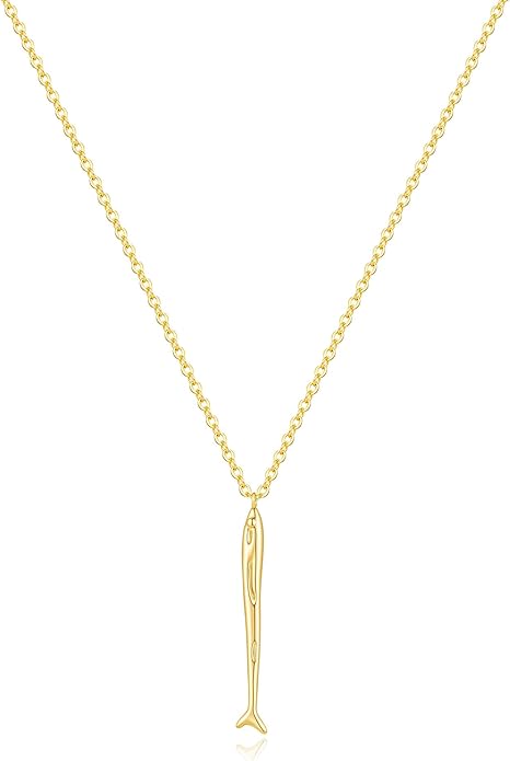 14K Gold Plated Dainty Pendant Butterfly Bead Boot Bee Baseball Flower Compass Airplane Heart Hummingbird Tree Necklace Simple Jewelry Gift for Women