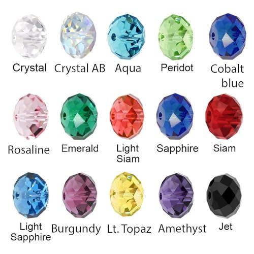 500pcs Czech Faceted Rondelle Crystal Glass Loose Beads 4mm Small Tiny Spacer Bulk Gold Shimmer for DIY Craft Jewelry Making CCR438 - color: Gold Shimmer, size: 4mm (0.16") - 500pcs