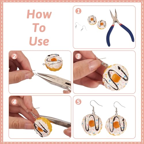 Craftdady Resin Plastic Miniature Food Snack Pendants Charms Ice Drink Juice Pendants Cute Bottle Fruit Keychain Charms Hang Ornament for DIY Craft Earring Bracelet Necklace Jewelry Making - color: Mixed Color Desserts