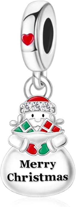 MITSOKU 925 Sterling Silver Charms for Bracelets Necklaces Animal prototype Pendant Safety Chain Dangle Pendants Beads Christmas Day Charms Jewelry Gift for Women
