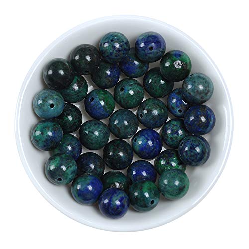 8mm Nature Stone Loose Beads Phoenix Lapis Lazuli Beads for DIY Jewelry Making Approxi 15.5 inch 60pcs 1 Strand per Bag - color: Phoenix Lapis Lazuli, size: 8MM