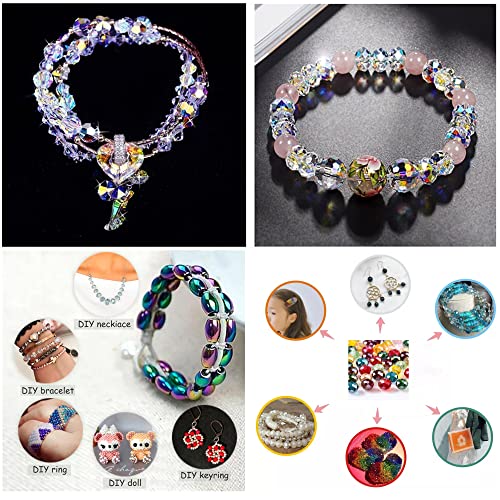 300PCS 4mm Jet Black Faceted Round Roundel Glass Beads for DIY Crafts - color: Jet Black, size: 4mm/300pcs