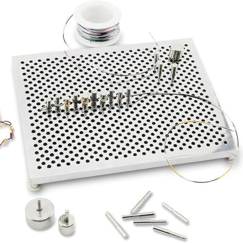 Convenient Wire Bending Jig Set Wires Shaping Tool Professional Aluminum Wire Looping Tool Jewelry Making Supplies