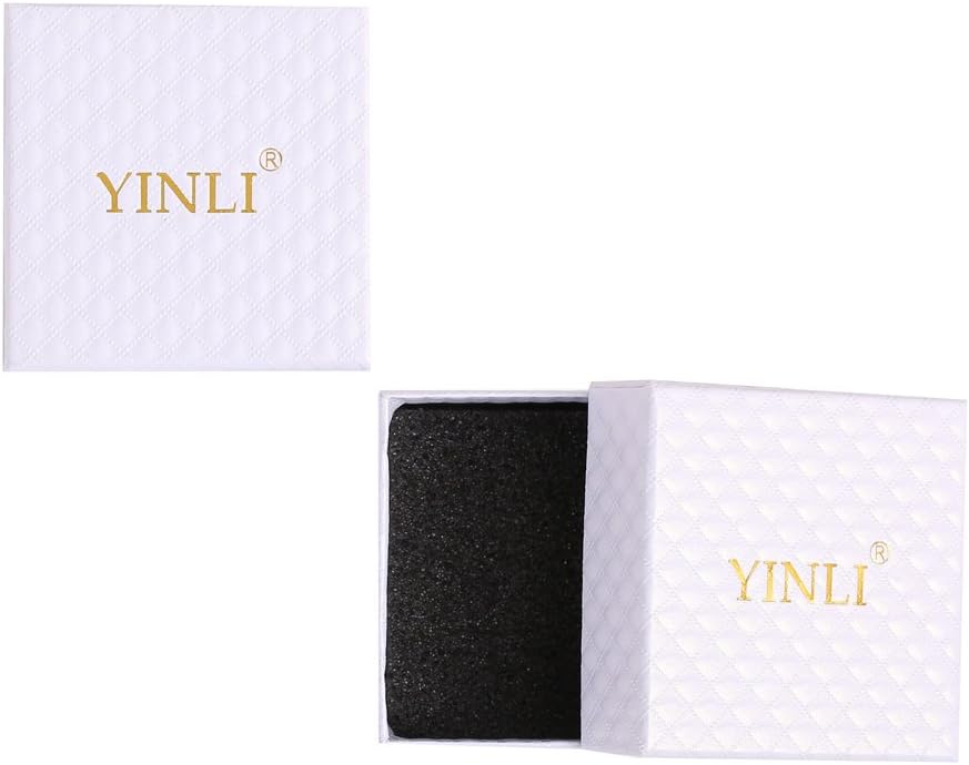 YINLI Classic Crystal Dangle Clip on Earrings Halo Drop Earrings for Women