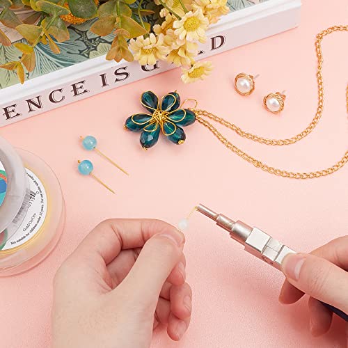 BENECREAT 22 Gauge Craft Jewelry Wire Gold Wire Copper Wire Tarnish Resistant for Beading Jewelry Making, 66 Feet/22 Yard - color: Dark Gold, size: 22-Gauge(66-Feet/22-Yard)