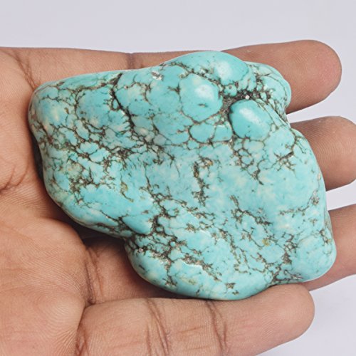 646.00 Ct Certified Rough Turquoise Healing Crystal Natural Blue Turquoise Gemstone BR-594