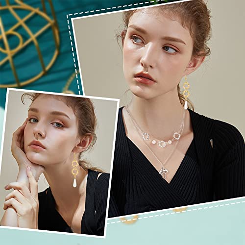 PH PandaHall 60pcs Linking Rings, 15mm Jewelry Connector Rings 304 Stainless Steel Circle Pendant Charm Links for Necklaces Bracelets Jewelry DIY Crafts Making, Golden/Stainless Steel