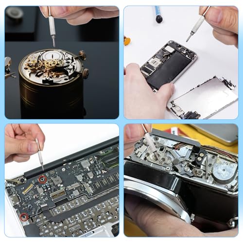 12 Pcs 3 in 1 Eyeglass Sunglass Tightener Tool Set with Keychain for Eyeglasses Glasses Screwdriver Eye Glass Repairing Kit Alloy Tool for Eyeglasses Frame Watch Jewelry Cleaning Repair