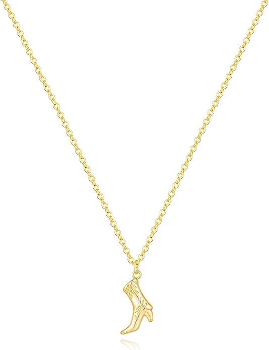 14K Gold Plated Dainty Pendant Butterfly Bead Boot Bee Baseball Flower Compass Airplane Heart Hummingbird Tree Necklace Simple Jewelry Gift for Women