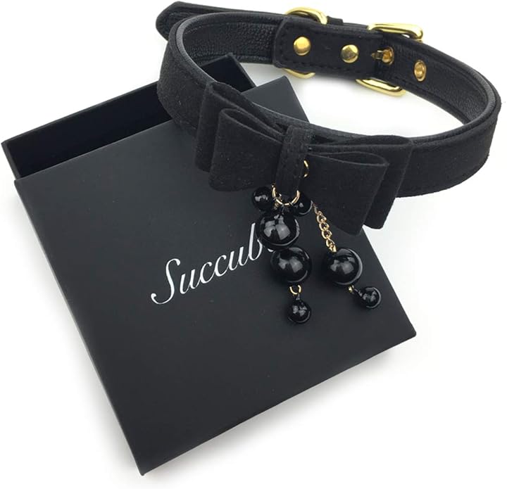 Bell Choker Collar Necklace Lolita Bow Collar Cat Kitty Velvet Necklace