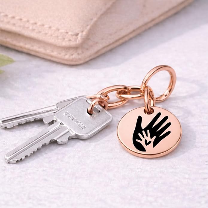 SM Design Pregnancy & New Baby Charm Set – Set of 4 Meaningful Stainless Steel Charms – Great for Crafting, Making Bracelets and Necklaces - Meaningful Keepsake Charms for Expecting & New Moms