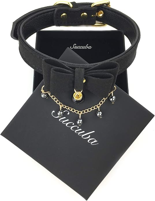 Bell Choker Collar Necklace Lolita Bow Collar Cat Kitty Velvet Necklace