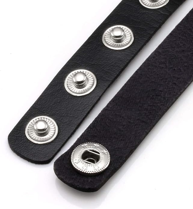 Eigso Vintage Punk Goth Studded Rivet Pu Leather Collar Choker Necklace with Spikes Adjustable