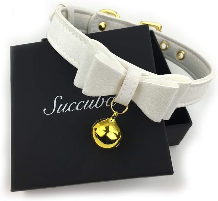 Bell Choker Collar Necklace Lolita Bow Collar Cat Kitty Velvet Necklace
