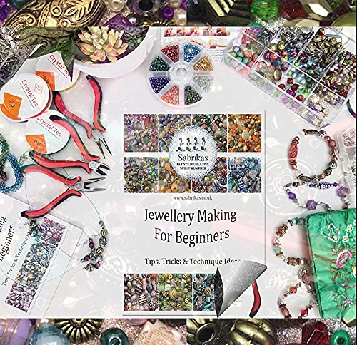 Adults Deluxe Jewelry Making Beads Mix Pliers Findings Starter Kit Gift Set