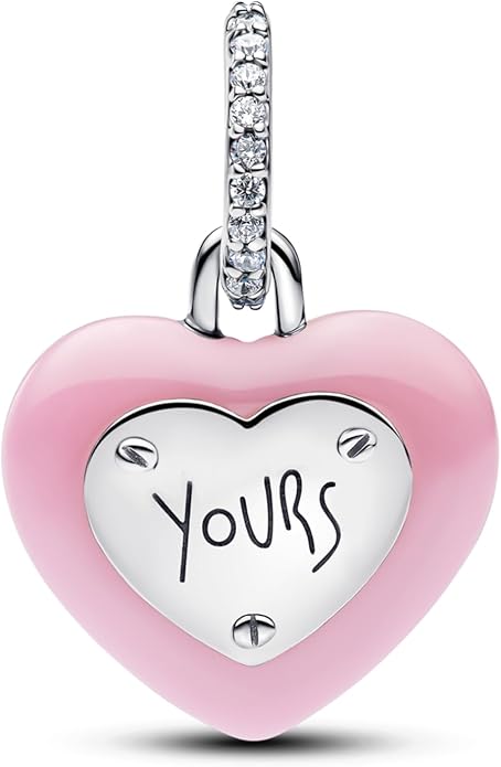 Gold Heart Family Charms Bead for Bracelets and Necklaces Jewelry Charm for Women Valentine Mother's Day