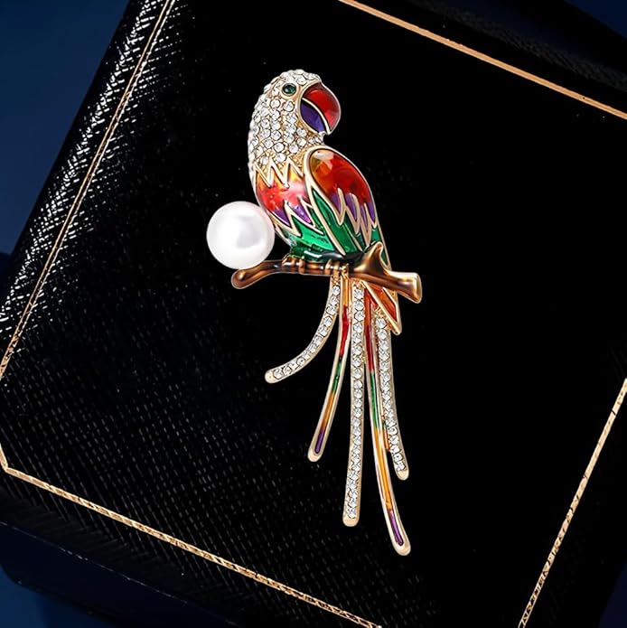 Bird Theme Brooch Pin Cute Bird Animal Brooches Accessories Christmas Birthday Gift for Women