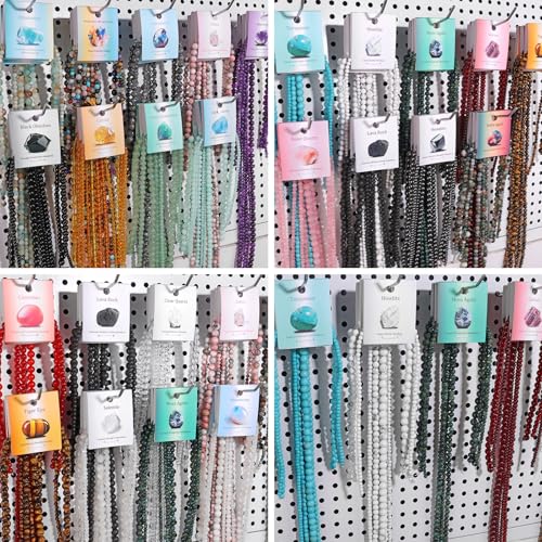 Vinswet 45pcs 8mm Howlite Natural Stone Beads Round Genuine Real Stone Beading Loose Gemstones DIY Smooth Bead for Bracelet Necklace Earrings Jewelry Making - color: Howlite, size: 8mm