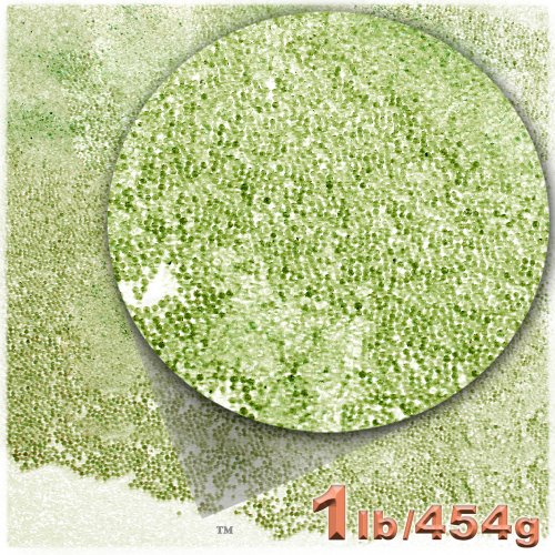 The Crafts Outlet 1lb = 454g Plastic Microbeads Nohole 0.6mm Transparent Clear