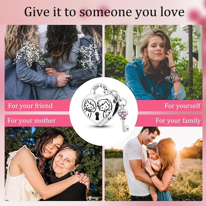 MULA 925 Sterling Silver Charms for Bracelets and Necklaces Family Letters Dangle Pendants Airplane Travel Beads Family Tree Jewelry Charms for Women